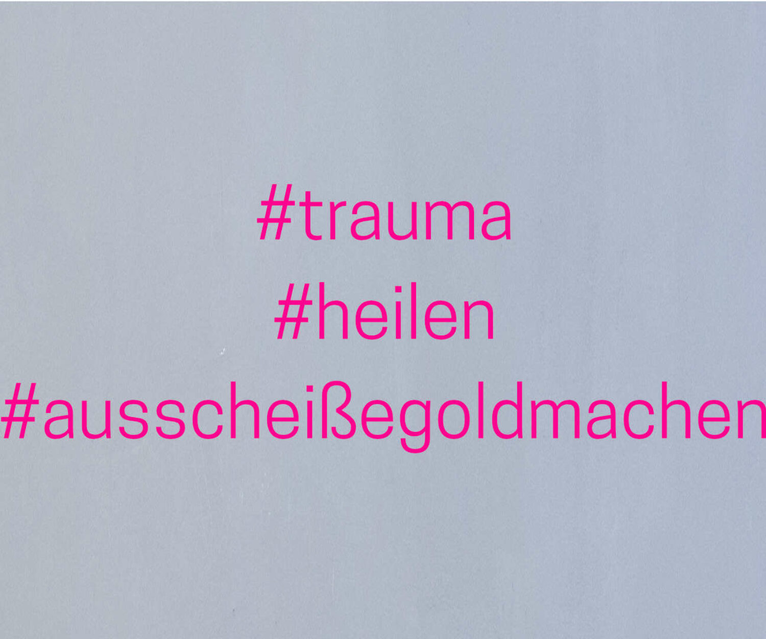trauma heilen